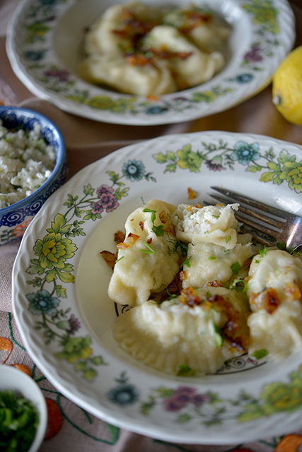 Polish fish pierogi